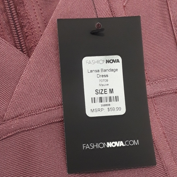 Sold.FASHION NOVA bandage dress - Picture 4 of 7